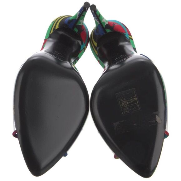 Saint Laurent printed PVC Heels - Picture 5 of 5